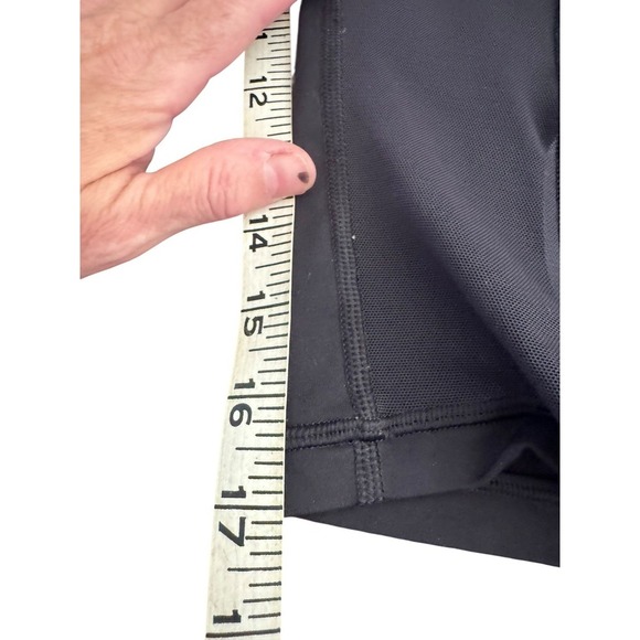 Lululemon High-Rise Crop with Side Pockets | Black | Size 14 - Picture 8 of 8